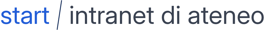Start / Intranet di Ateneo